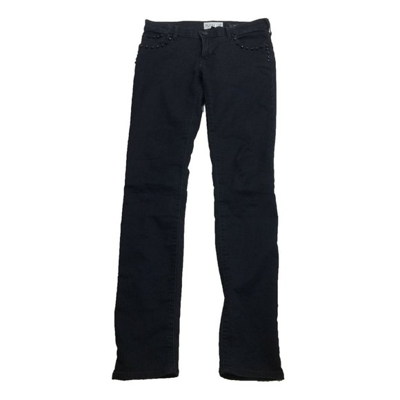 Armani Jeans Push UP Skinny Studded Denim Stretch Jeans Women's Size 26 - Picture 1 of 5